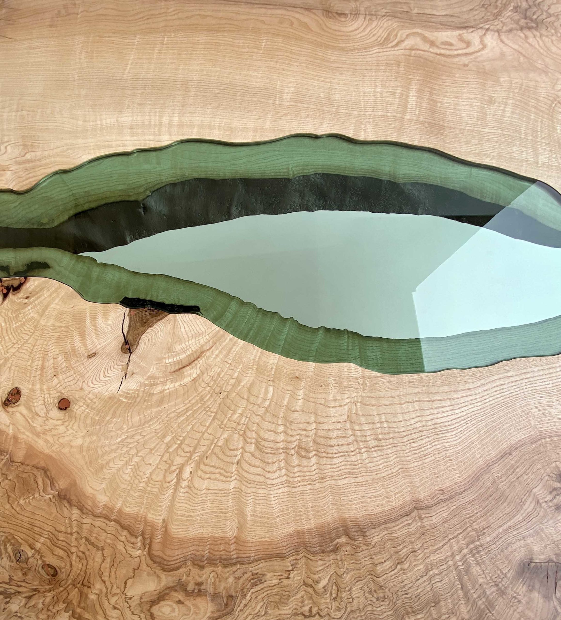 plateau en verre découpé sur mesure