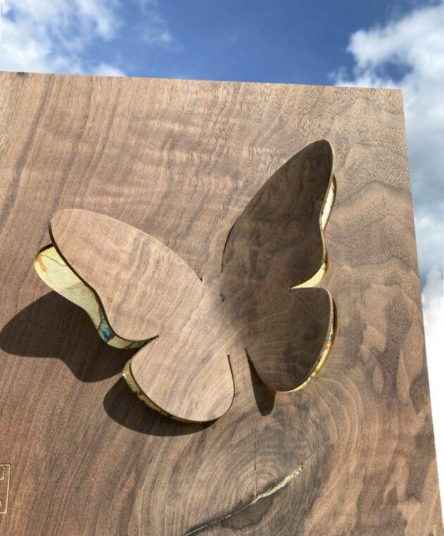 Décoration murale en bois « Libre »