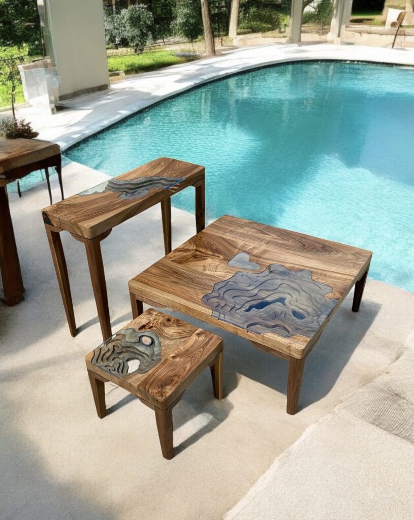 ensemble de mobilier contemporain